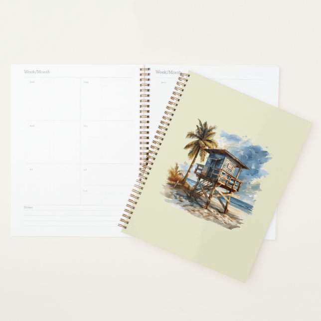 Agenda Beach Hut - Ilustracion Beach Hut (Demostración)