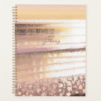 Agenda Beach Tide Golden Hour Océano Abstracto acuático