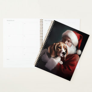 Agenda Beagle con Navidades festivos de Santa Claus
