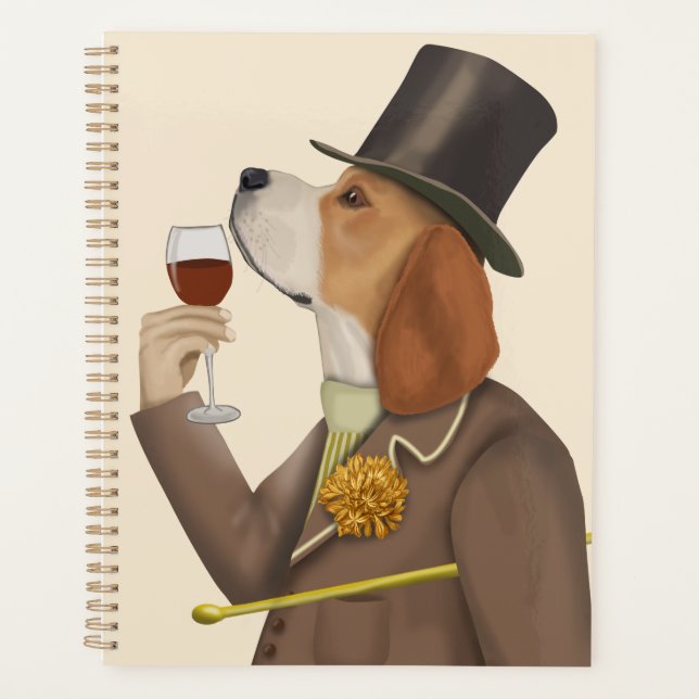 Agenda Beagle Wine Snob (Anverso)