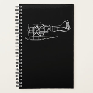Agenda Beaver On Floats Sea Plano Pilot Front & Back