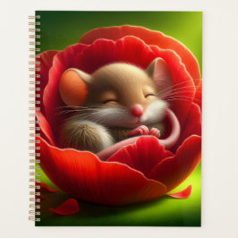 Agenda Bebé muy adorable mientras duerme el ratón