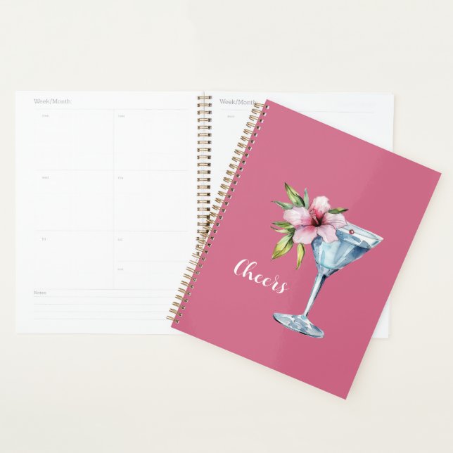 Agenda Bebida de Flor de Hibisco Rosa Tropical (Demostración)