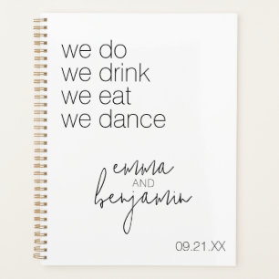 Agenda Bebimos Baile Comida - Boda moderno