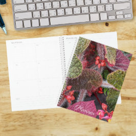 Agenda Begonia Floral Peluda Colorida