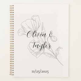 Agenda Beige Elegance Wedding