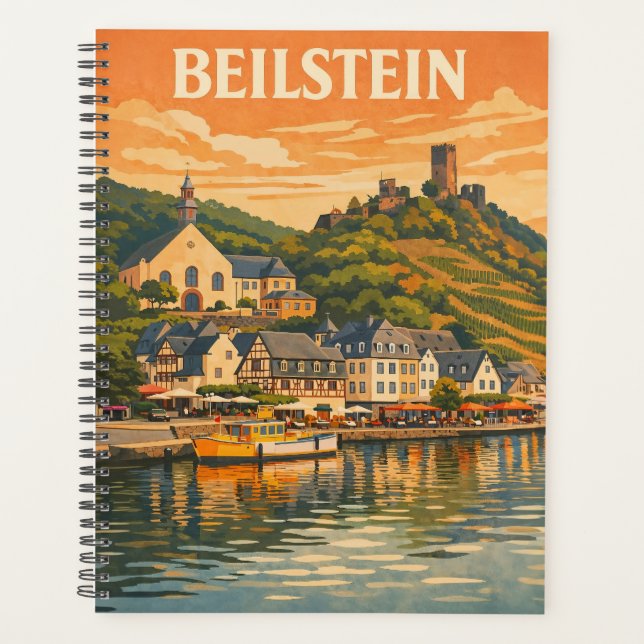Agenda Beilstein German Valley Germany Vintage Travel Art (Anverso)