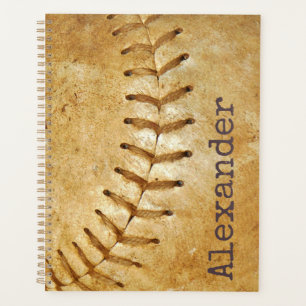 Agenda Béisbol Deportivo Vintage Cream