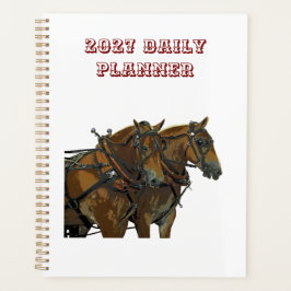 Agenda Belgian Draft Horse Daily Planner