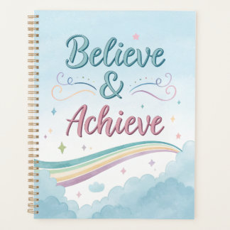 Agenda Believe & Achieve Journal - Inspiración acuarela