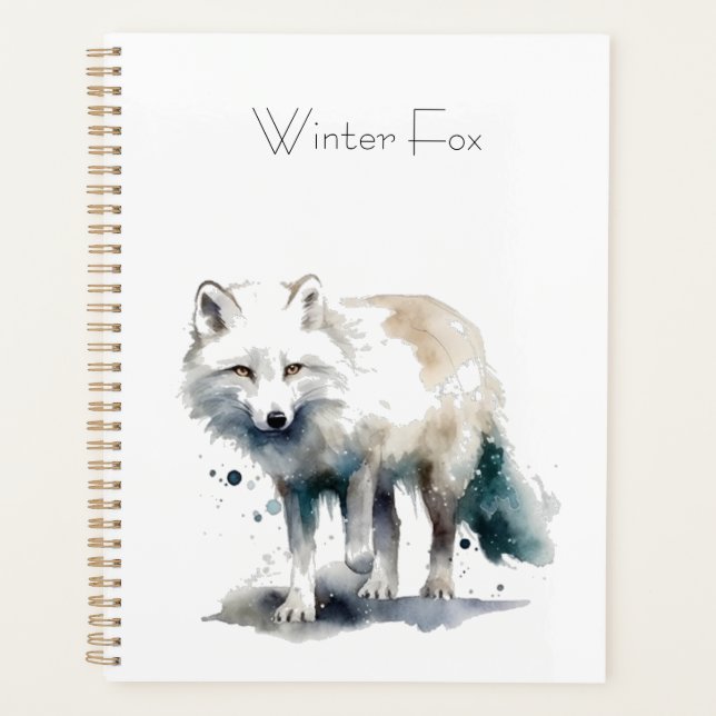 Agenda Belleza ártica: personalizado de Winter Fox (Anverso)