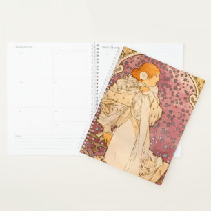 Agenda Belleza de mujer mucha Art Nouveau