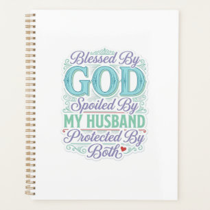 Agenda Bendecida Por Dios Mimada Por Mi Esposo Diseño De 
