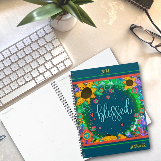 Agenda Bendita inspiración Bonito Floral Diversión person (Subido por el creador)