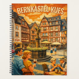 Agenda Bernkastel-Kues Germany Vintage Travel Art