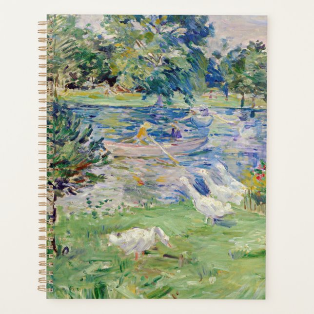 Agenda Berthe Morisot - Chica en un bote con Geese (Anverso)