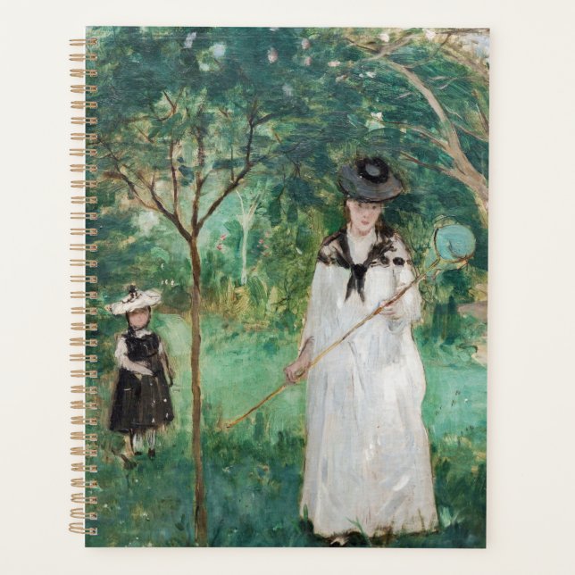 Agenda Berthe Morisot - La caza de mariposas (Anverso)