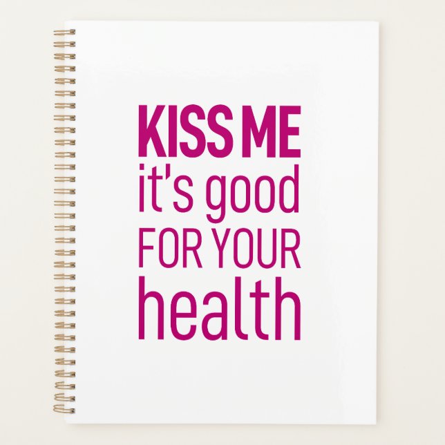 Agenda Bésame que es bueno para tu salud (Anverso)