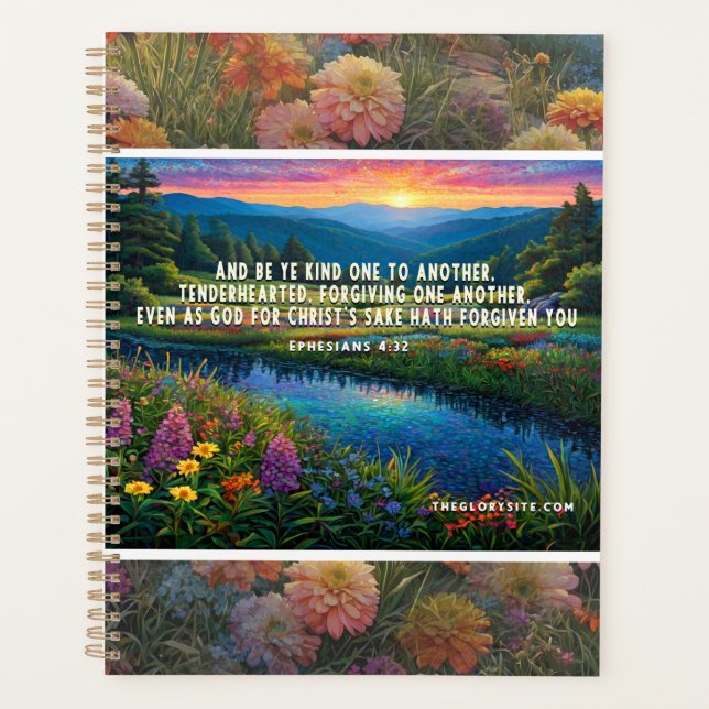 Agenda Bible Verse Ephesians  (Anverso)