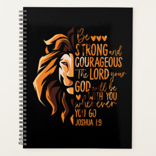Agenda Biblia cristiana versus Joshua 1:9 León