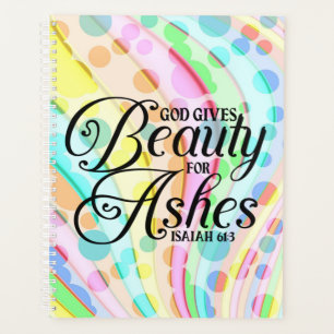 Agenda Biblia Negra Verse Typography - Belleza por los pe
