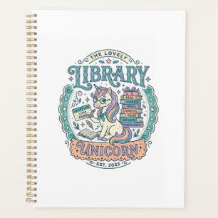 Agenda Biblioteca de Unicornios Remera Gráfica Caprichosa