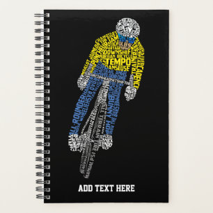 Agenda Bicicleta de ciclismo de arte de palabra