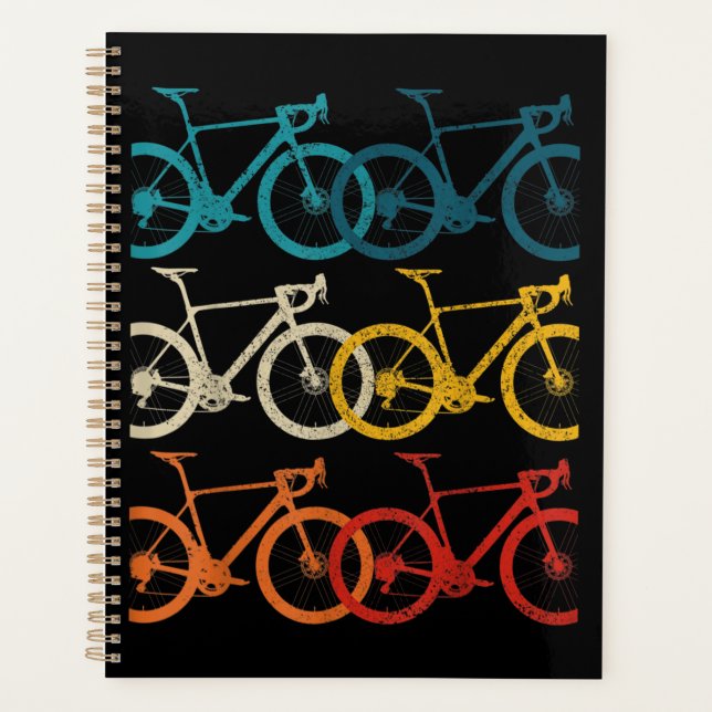 Agenda Bicicleta Vintage Ciclismo Ruta Bicicleta Carreras (Anverso)