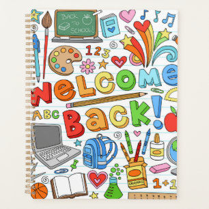 Agenda Bienvenido De Nuevo A La Escuela