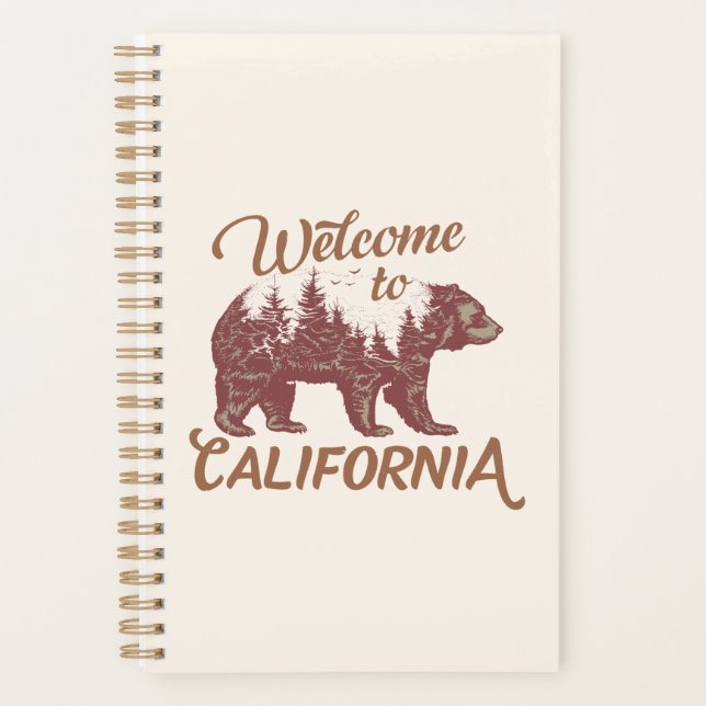 Agenda Bienvenidos a California Bear Forest (Anverso)