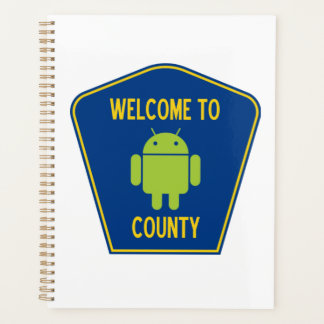 Agenda Bienvenidos Al Condado De Android (Rótulo De Trans