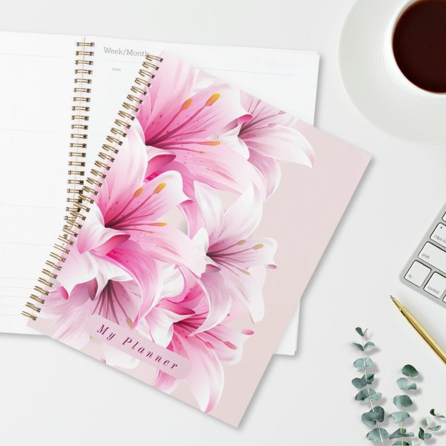 Agenda Big Bold Pink Iris (Subido por el creador)