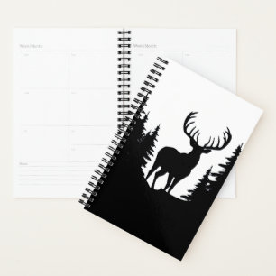 Agenda Big Buck Entre El Vector De Árbol De Pino