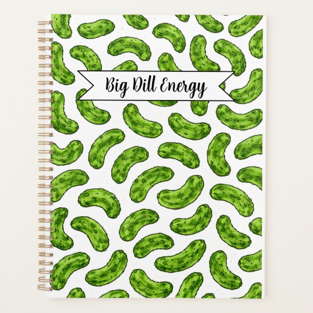 Agenda Big Dill Energy Spiral Planner (Anverso)