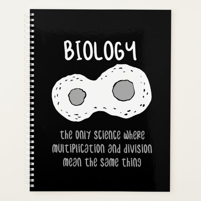 Agenda Biología - La biología El único regalo científico (Anverso)