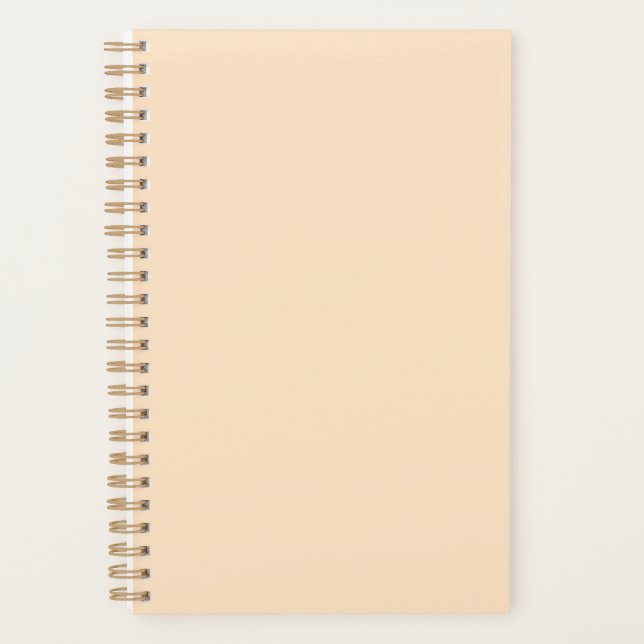 Agenda Bisque  (color sólido)  (Anverso)