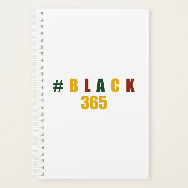 Agenda Black 356 Days A Year Black History Month (Anverso)