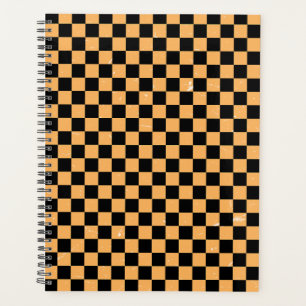Agenda Black and amarillo Checkered 2024