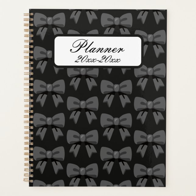 Agenda Black Bows (Anverso)