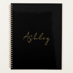 Agenda Black Gold Colours Profesional Trendy Nombre moder<br><div class="desc">Diseños modernos y sencillos Minimalistas. Todas son sencillas,  modernas y atractivas.</div>