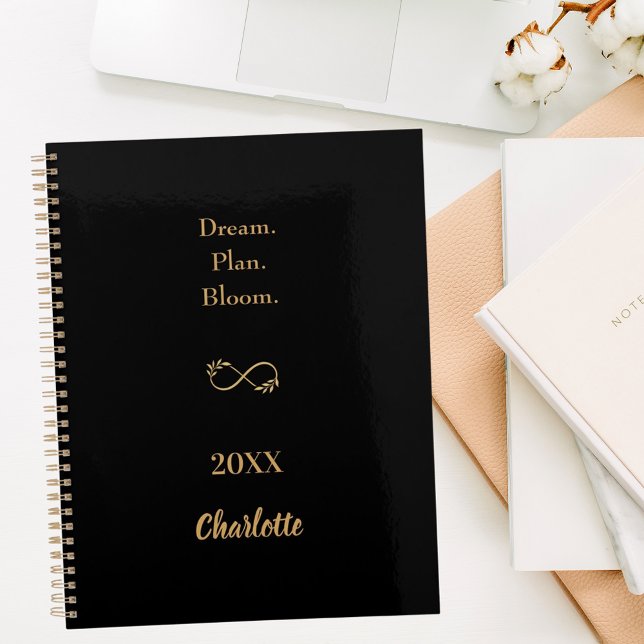 Agenda Black gold motivational quote 2026 (Subido por el creador)