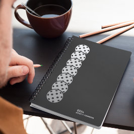 Agenda Black Noir Pickleball Personal Weekly