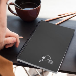 Agenda Black Noir Pickleball Personal Weekly