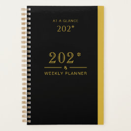 Agenda Black Planner 2026 for Home and Office Use