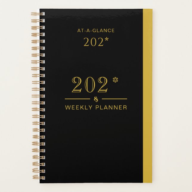 Agenda Black Planner 2026 for Home and Office Use (Anverso)