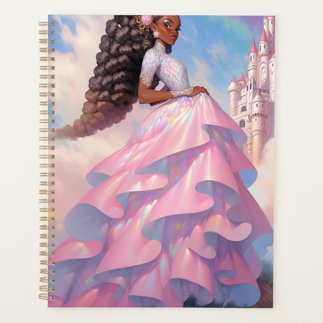 Agenda Black Princess Fantasy Art (Anverso)