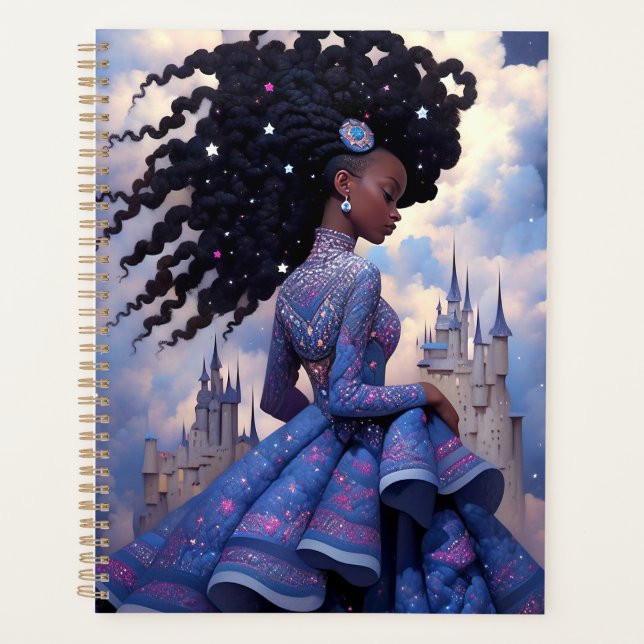 Agenda Black Princess Fantasy Art (Anverso)
