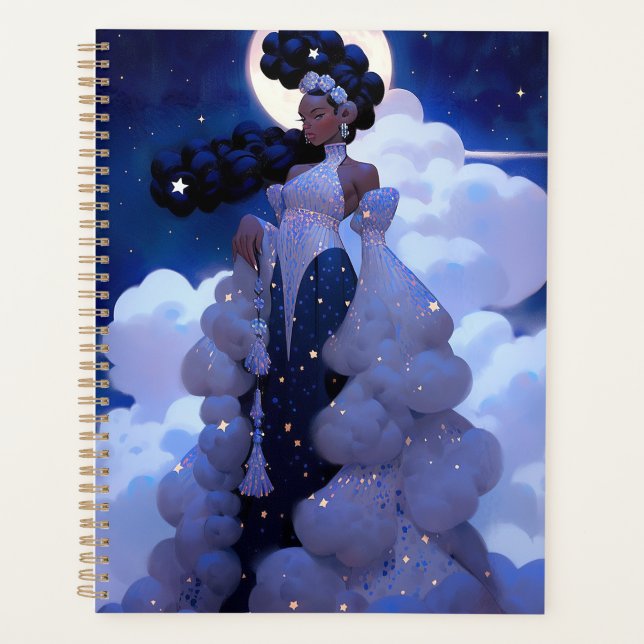 Agenda Black Princess Fantasy Art (Anverso)