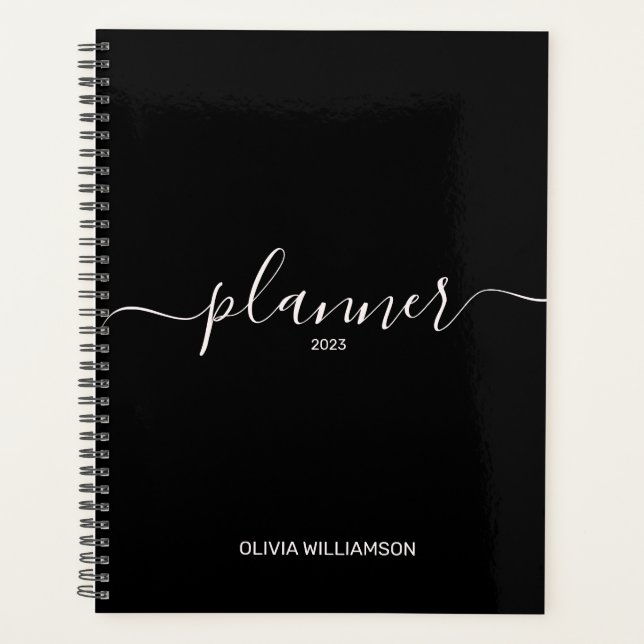 Agenda Black Professional Business Planner (Anverso)
