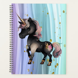 Agenda Black Unicorn Púrpura Tail